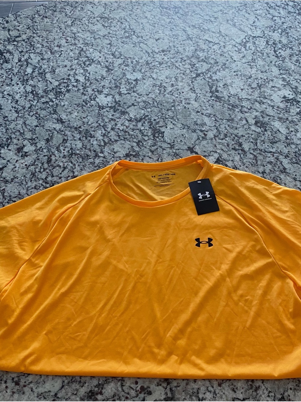 Men’s Under Armour Bright Orange Short Sleeve Performance Tee 4XL